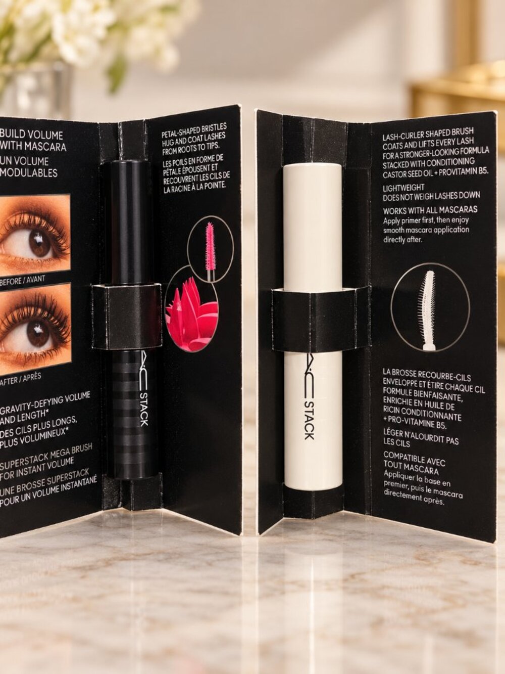 MACStack Mascara + Legit Lift Lash Primer Travel Size Duo â New Carded